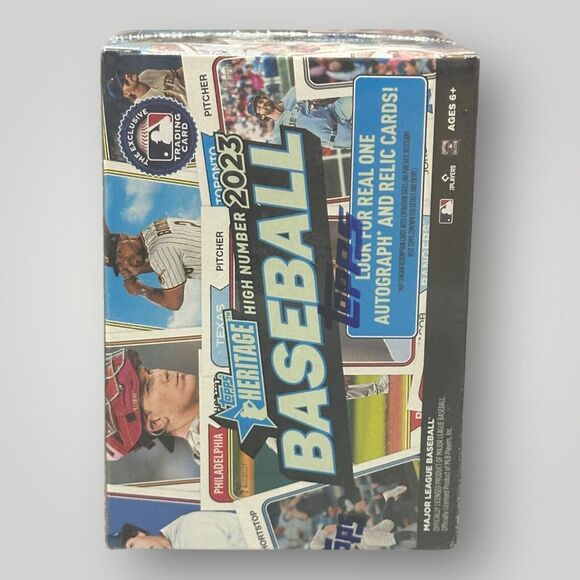 2023 Topps Heritage High Number Baseball 8 Pack Blaster Box - Picture 2 of 2